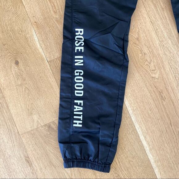 Rose in Good Faith Panel Track Pants in Black - Picture 4 of 9